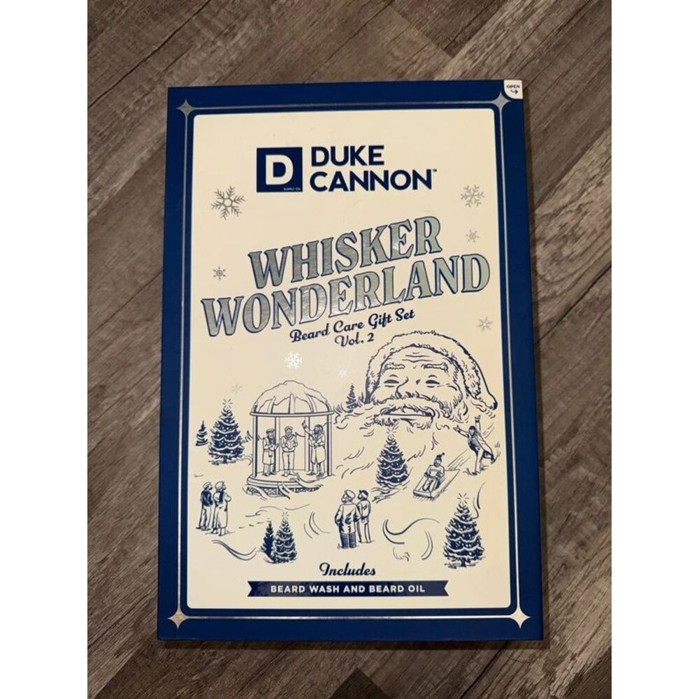 Duke Cannon Whisker Wonderland Vol. 2 Men’s Beard Wash & Beard Oil Set New
